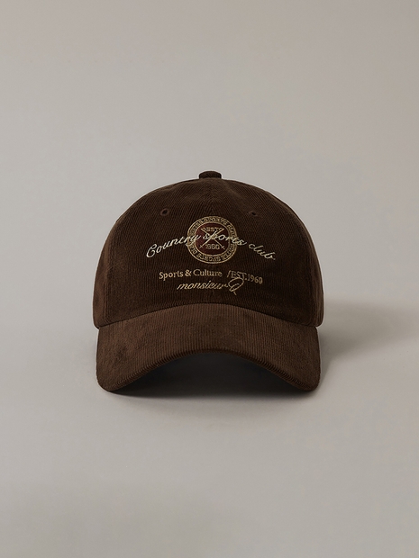 S&C Corduroy Ball Cap (Brown)