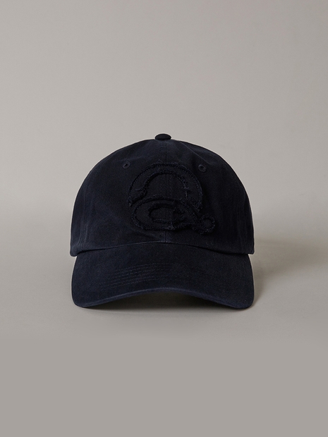 Washed Logo Ball Cap (Navy)