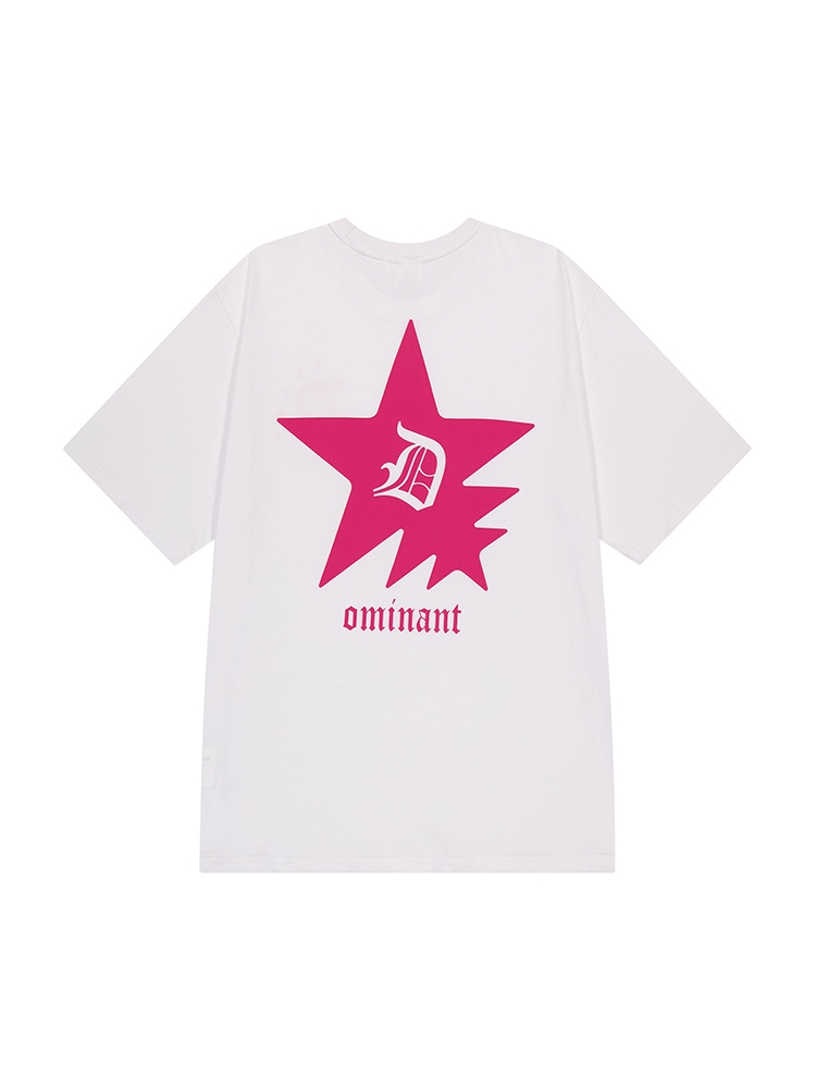 STAR LOGO T-SHIRTS WHITE