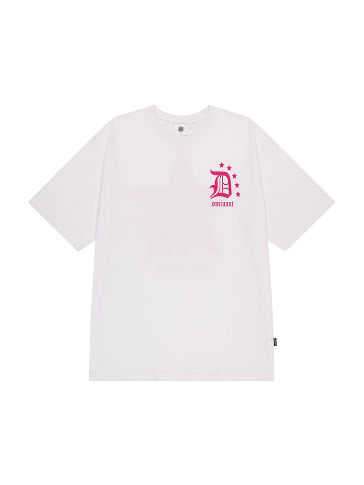 STAR LOGO T-SHIRTS WHITE