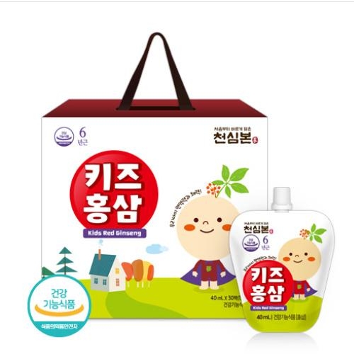 [천호엔케어] NEW 천심본 키즈홍삼 (40ml*30개입)