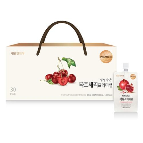 [천호엔케어] NEW 정성담은 타트체리 프리미엄 (80ml*30개입)