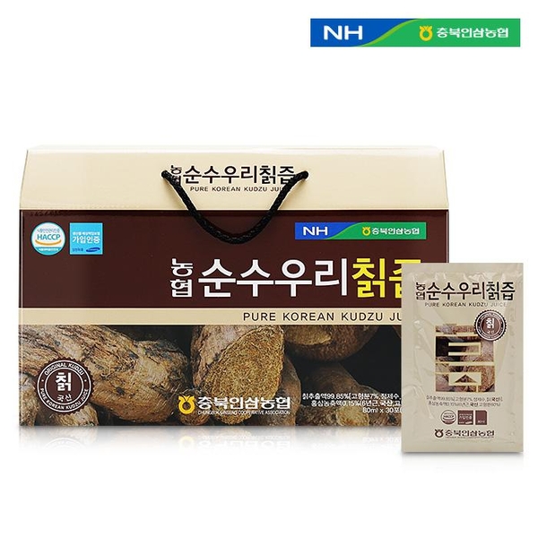 [충북인삼농협] 순수우리칡즙 (80ml*30포)