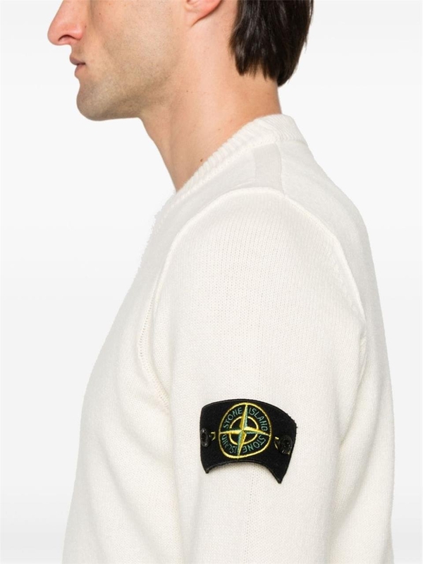 스톤아일랜드 FW24 Stone Island Sweaters White 8115508A3V0099