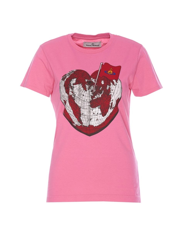 비비안웨스트우드 FW24 Vivienne Westwood T-shirts and Polos Pink 3G010023J001MG408