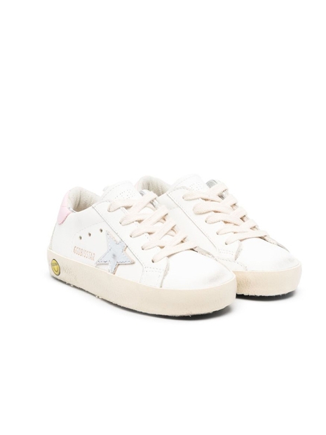 GOLDEN GOOSE KIDS 골든구스 키즈 슈퍼스타 스니커즈 GYF00102 F004662 11531 WHITE/SILVER/ ICE/ORCHID PINK