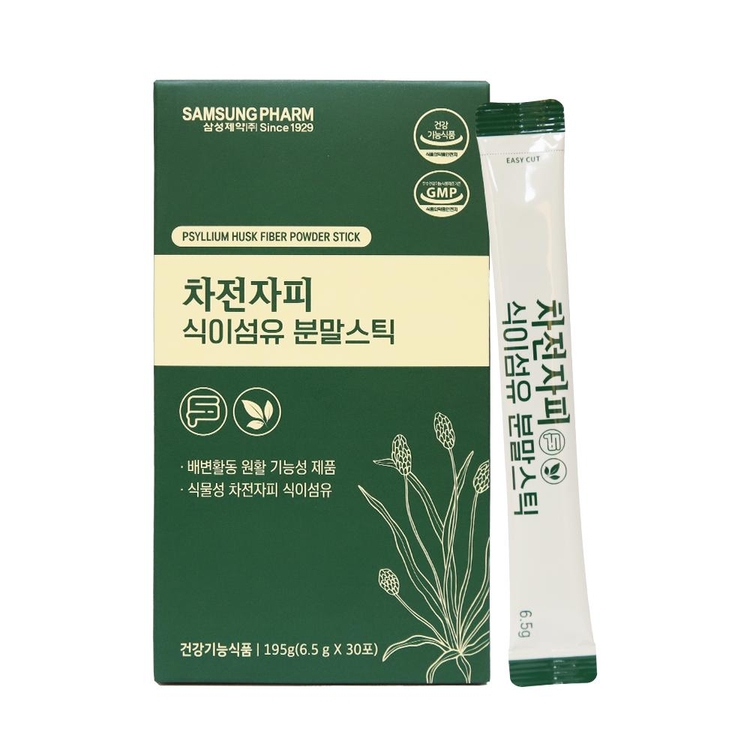 [삼성제약] 차전자피 식이섬유 분말스틱 (6.5g*30포)