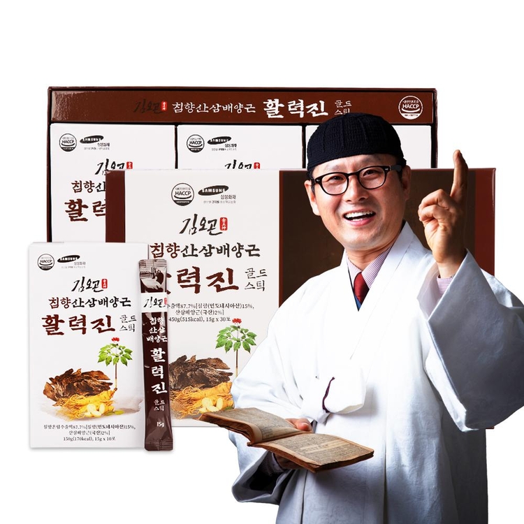 [김오곤] 침향산삼배양근 활력진 골드스틱 (15g*30포)