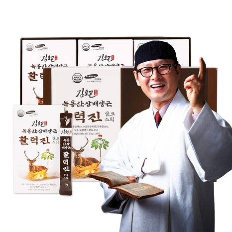 [김오곤] 녹용산삼배양근 활력진 골드스틱 (15g*30포)