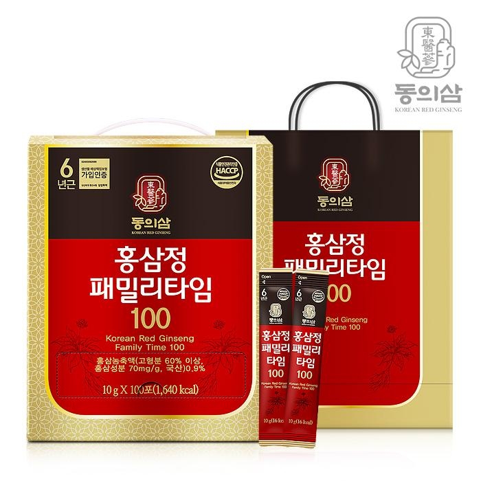 [동의삼] 홍삼정 패밀리타임 100 (10g*100포)