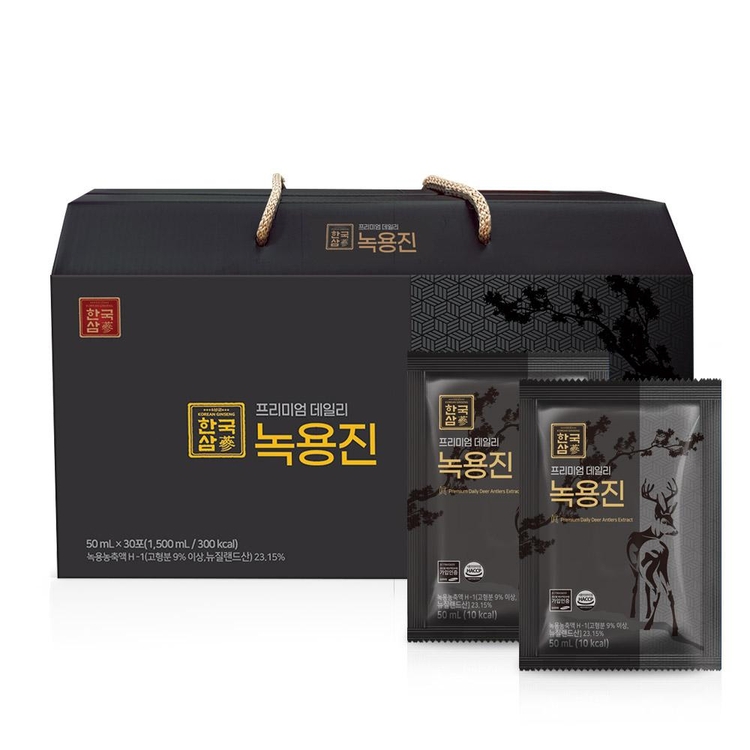 [한국삼] 프리미엄 데일리 녹용진 (50ml*30포)