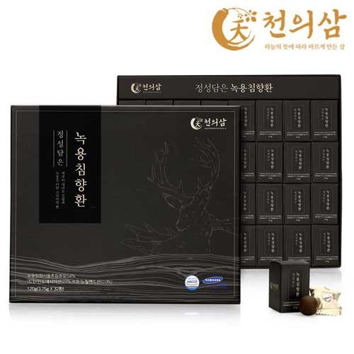 [천의삼] 정성담은 녹용침향환 (3.75g*32환)