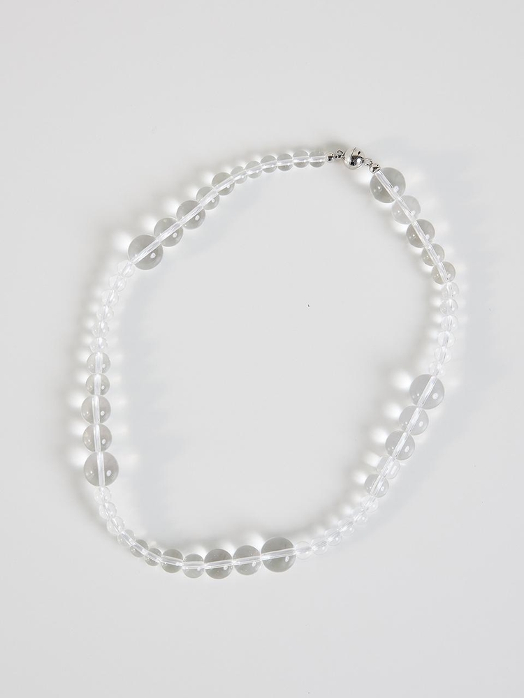 LB_Clear beads necklace