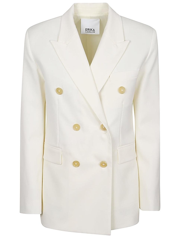 에리카 카발리니 SS24 Erika Cavallini Semi-Couture Jackets White P4SH09A20-0