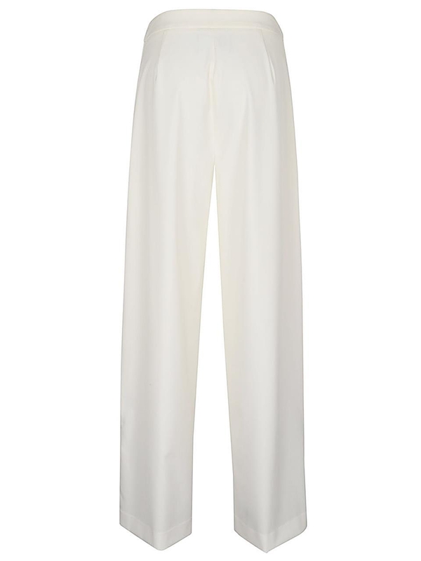 에리카 카발리니 SS24 Erika Cavallini Semi-Couture Trousers White P4SH06A20-0