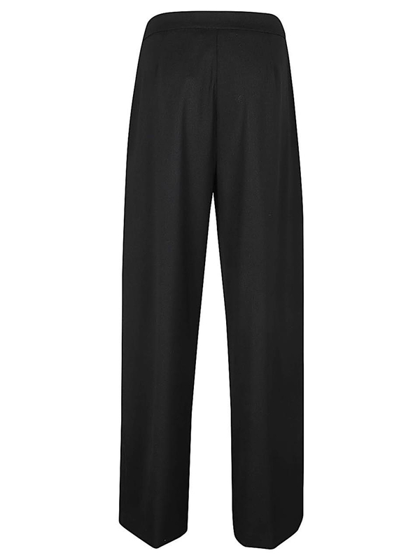 에리카 카발리니 SS24 Erika Cavallini Semi-Couture Trousers Black P4SH06Y69-0