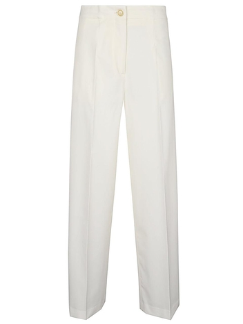 에리카 카발리니 SS24 Erika Cavallini Semi-Couture Trousers White P4SH05A20-0