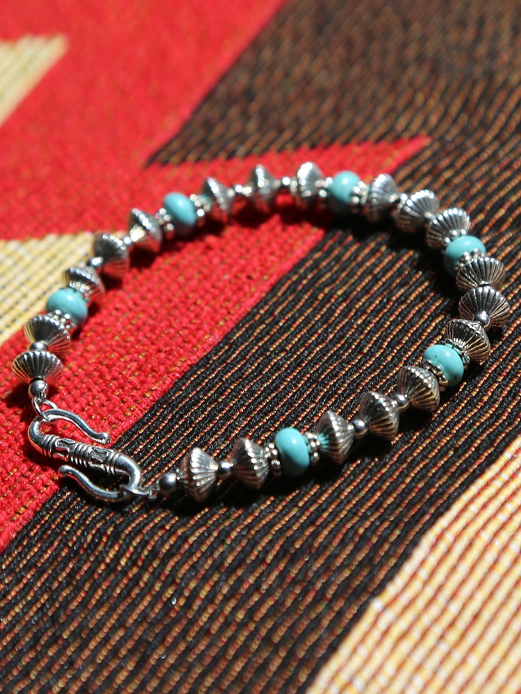 navajo turquoise beads bracelet