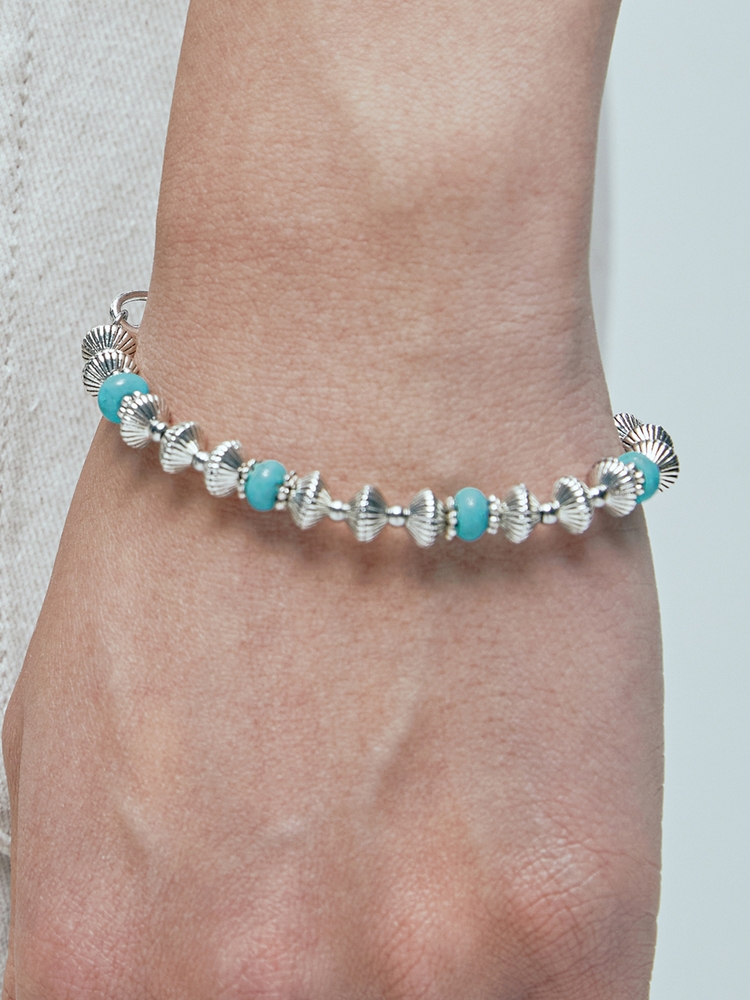 navajo turquoise beads bracelet