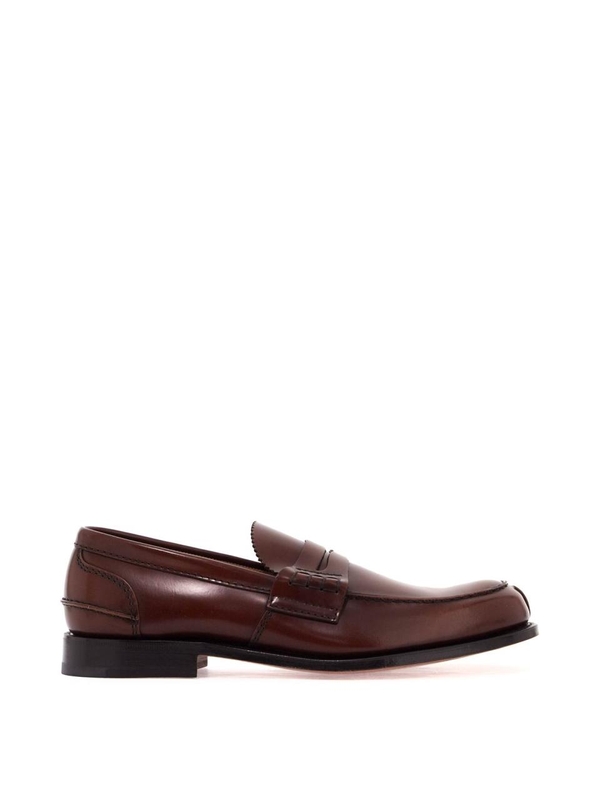 처치스 FW24 pembrey glossy leather loafers EDB003 9LG