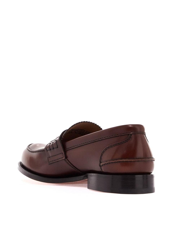 처치스 FW24 pembrey glossy leather loafers EDB003 9LG