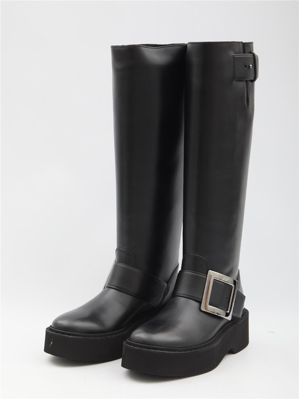 로저비비에 FW24 Viv Rangers High Biker Boots RVW74038990_TTQ_B999