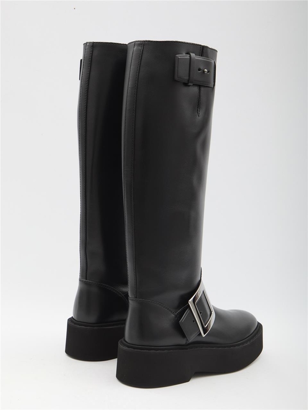 로저비비에 FW24 Viv Rangers High Biker Boots RVW74038990_TTQ_B999