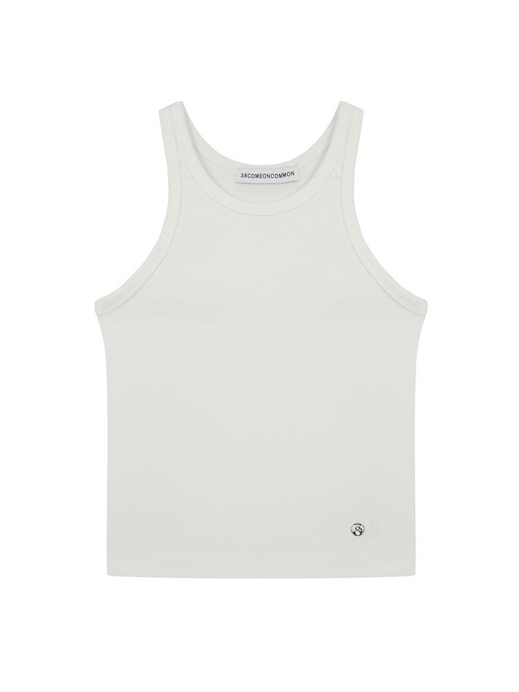 Timeless Rib sleeveless (White)