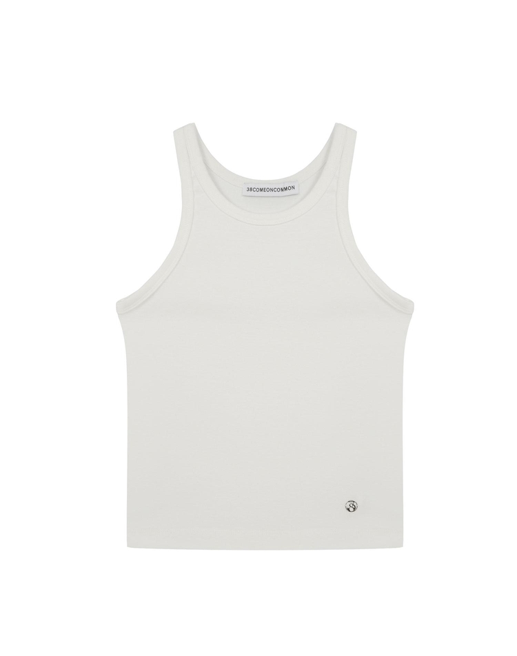 Timeless Rib sleeveless (White)