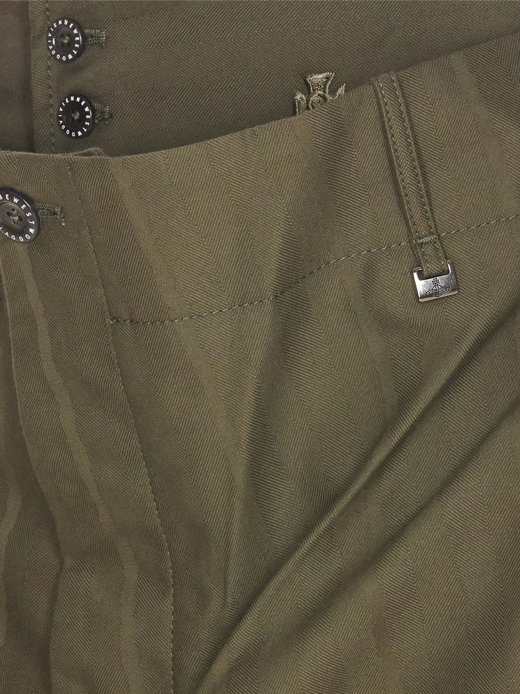 비비안웨스트우드 FW24 Vivienne Westwood Trousers Green 39020009W00VSD410