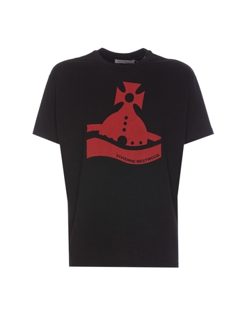 비비안웨스트우드 FW24 Vivienne Westwood T-shirts and Polos Black 3G01002F.J001MN401