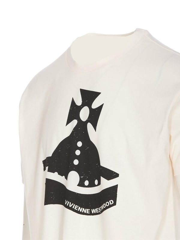 비비안웨스트우드 FW24 Vivienne Westwood T-shirts and Polos White 3G01002F.J001MA407