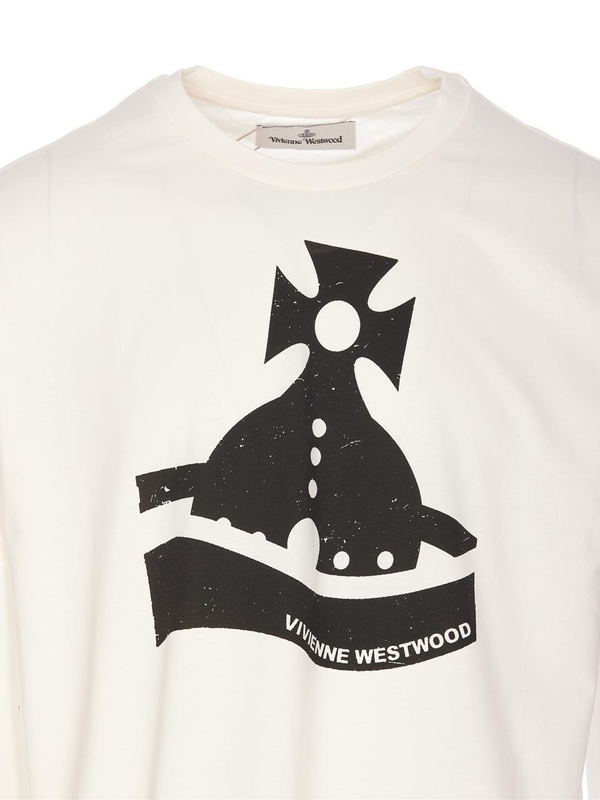 비비안웨스트우드 FW24 Vivienne Westwood T-shirts and Polos White 3G01002F.J001MA407