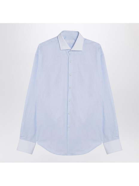 프라다 FW24 Prada Light blue cotton shirt UCN572OOO15MZ