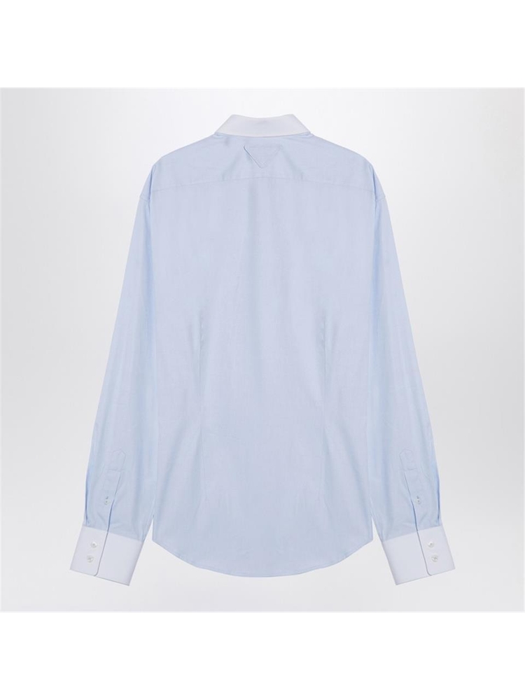 프라다 FW24 Prada Light blue cotton shirt UCN572OOO15MZ