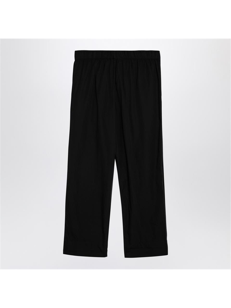 테클라 FW24 Tekla Black pyjama trousers SWP-BLCO