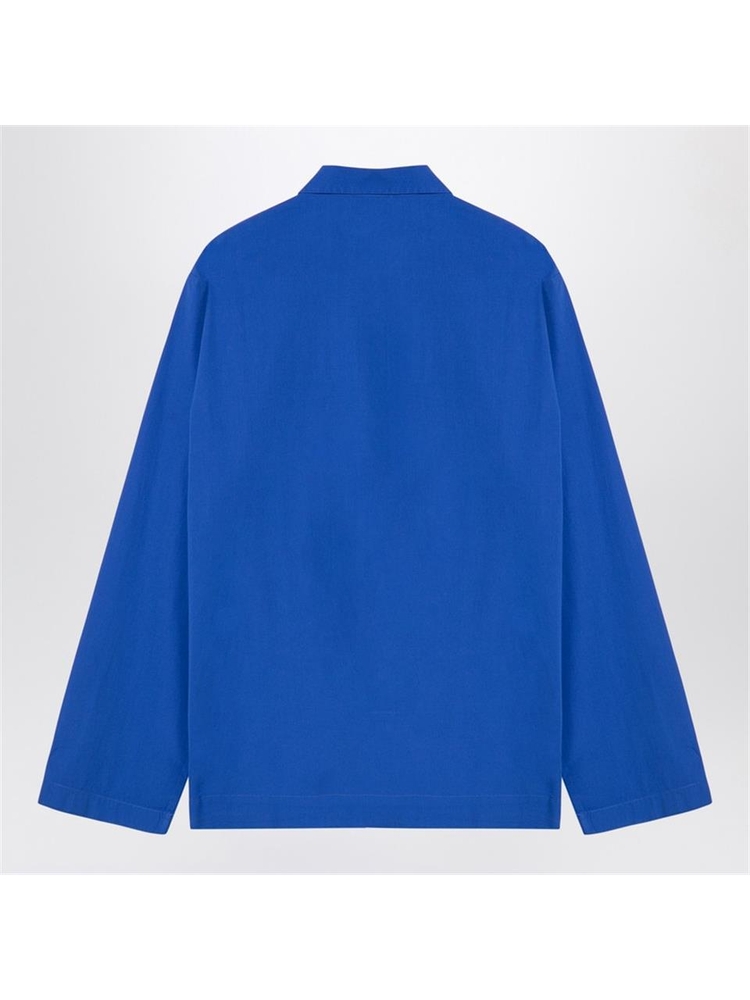 테클라 FW24 Tekla Royal Blue pyjama shirt SWT-RBCO