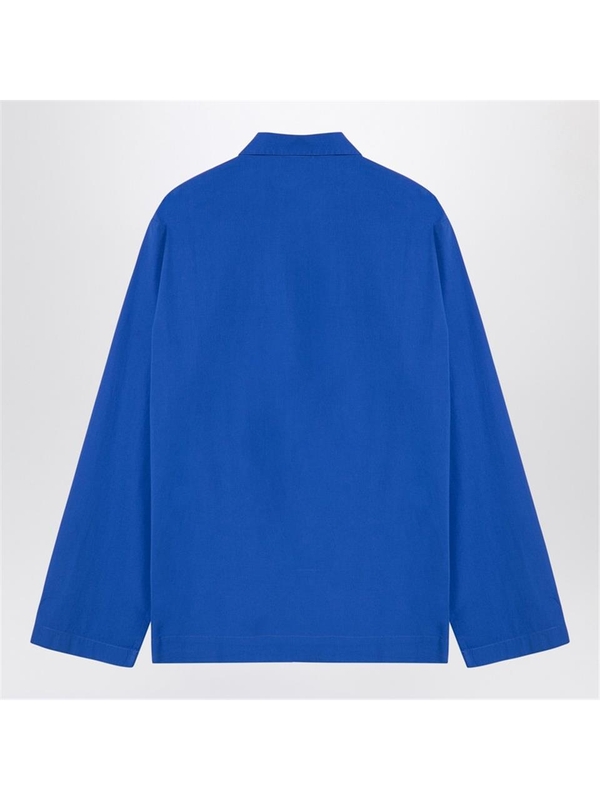 테클라 FW24 Tekla Royal Blue pyjama shirt SWT-RBCO