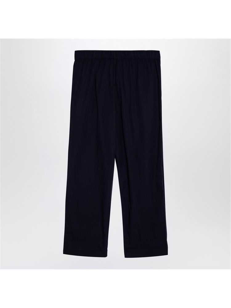 테클라 FW24 Tekla Navy blue pyjama trousers SWP-TNCO