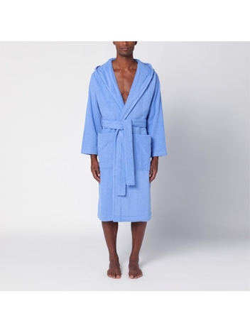 테클라 FW24 Tekla Light blue bathrobe BT-CLCO