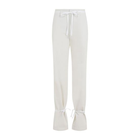 [해외배송] 24SS 르메르 스트레이트 팬츠 PA1098 LF1253 WH001 CHALK White