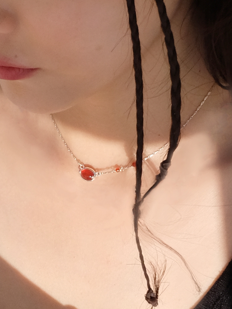 raindrop N04 red agate