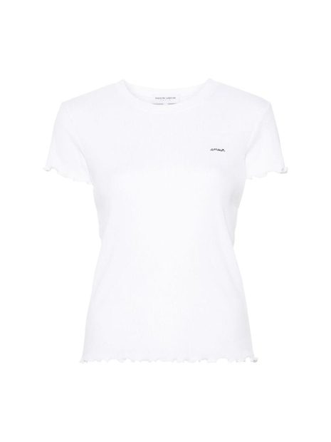 메종라비쉬 FW24 T-shirt Maison Labiche UWFOLIESAMOUR  WHITE WHITE