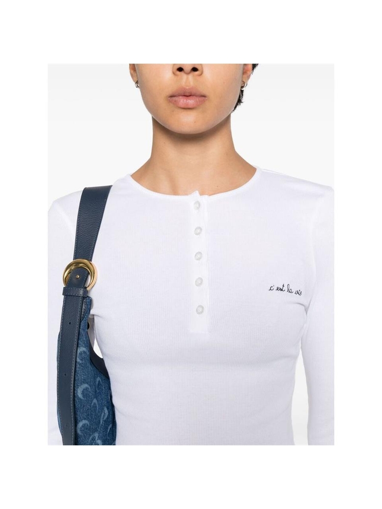 메종라비쉬 FW24 Sweater Maison Labiche RWMARETCLAVIE  WHITE WHITE