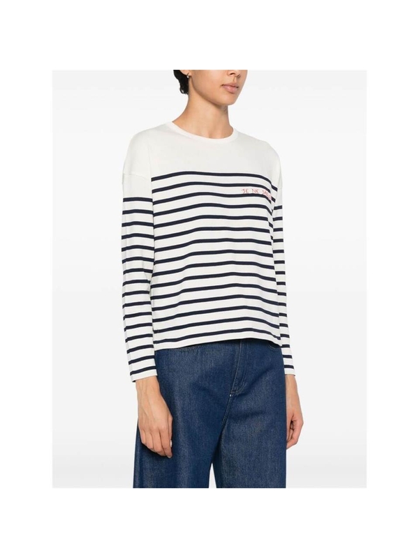 메종라비쉬 FW24 Sweater Maison Labiche RWMONTPARJENE  IV/NA WHITE/BLUE