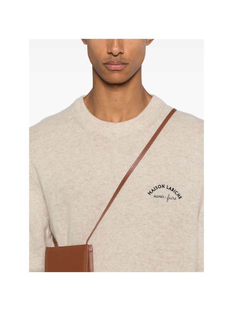 메종라비쉬 FW24 Sweater Maison Labiche UMGRDCERFMINIM  BEIGE NEUTRALS