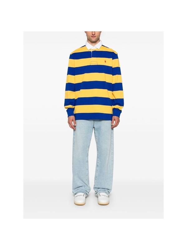 랄프 로렌 FW24 Sweater Ralph Lauren 710717116047  YL/AZ YELLOW/BLUE