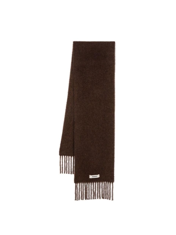 자크뮈스 FW24 Scarf Jacquemus 236AC688 5087 850 BROWN