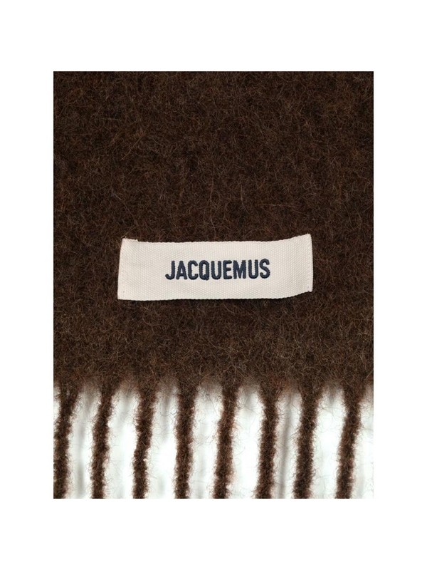 자크뮈스 FW24 Scarf Jacquemus 236AC688 5087 850 BROWN