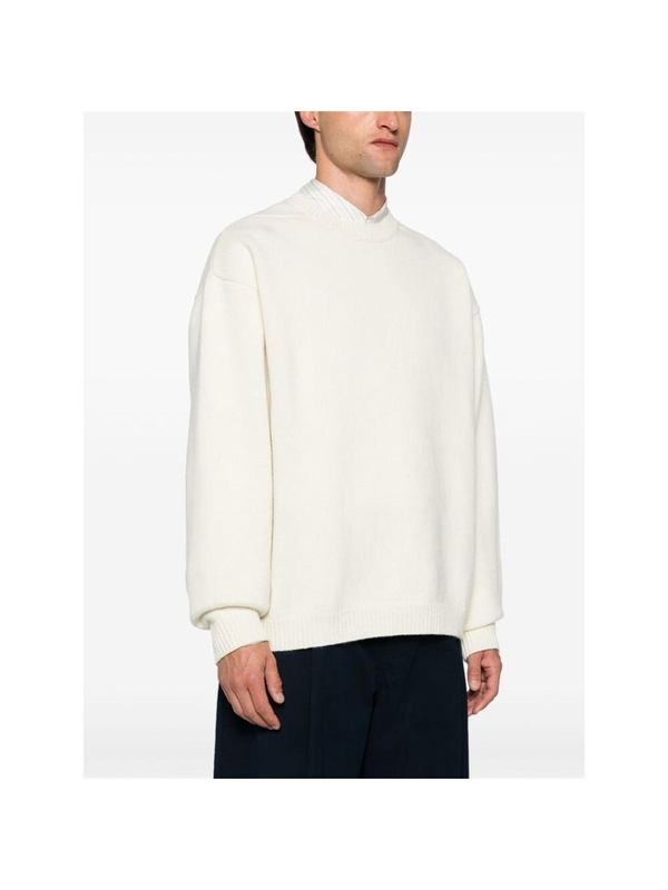 스튜디오 니콜슨 FW24 Sweater Studio Nicholson SNM-377 HEMYL PARCH NEUTRALS